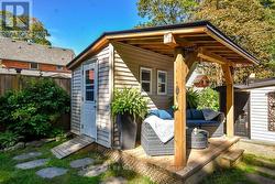Shed With Covered Deck - 