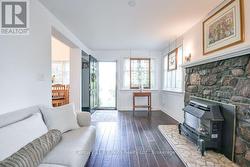 Living Room With Fireplace - 
