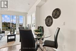 Open concept eating area - 