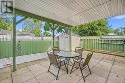 Rear yard patio - 