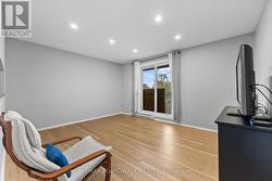Living & dining room-security board across balcony - 