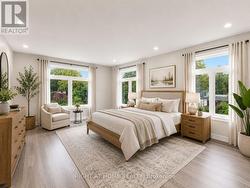 Master bedroom digitally staged - 