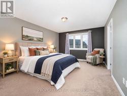 Primary suite, virtually staged - 
