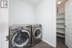 Convenient upper floor laundry - 