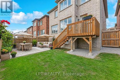 Virtually Staged Back Yard - 33 Mondial Crescent, East Gwillimbury, ON 