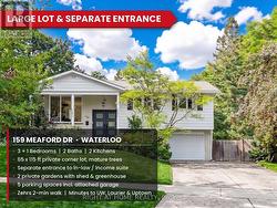 159 MEAFORD DRIVE Waterloo, ON N2J 3V2