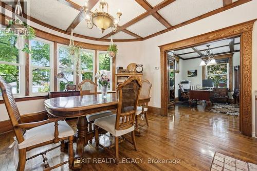 Dining room + pocket doors to front office - 126 Temperance Street, Aurora, ON 