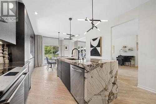 Kitchen Perspective w/ Seamless Cabinetry - 33 Deerfield Drive, Hamilton Township, ON 