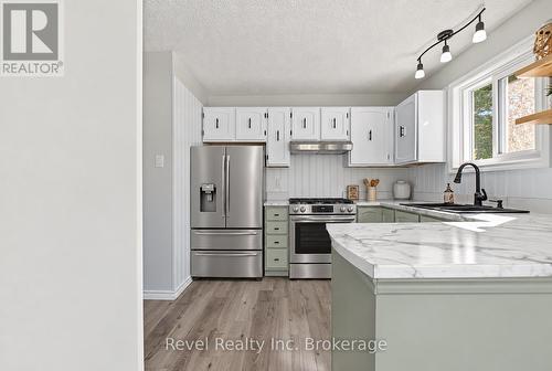Kitchen Virtually Staged with Appliances - 30 Maple Street, West Nipissing (Field), ON 