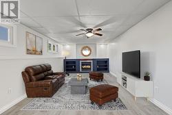 Rec room virtually staged - 