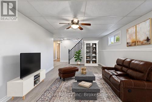 Rec room virtually staged - 30 Maple Street, West Nipissing (Field), ON 