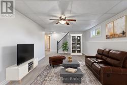 Rec room virtually staged - 
