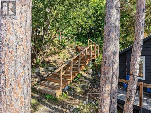 Stairs down from driveway - 165 Viceroy Road, North Bay (Birchaven), ON 