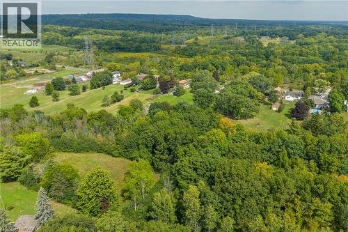 Expansive green landscape with mature trees and scattered residences - 1412 Old York Road, Burlington, ON 