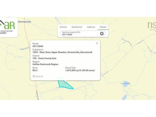 43 Acres Findley Road, North Noel Road, NS 