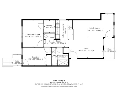 Plan (croquis) - 4-5160 Rue Philippe-Lalonde, Montréal (Le Sud-Ouest), QC 