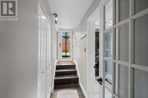 Hallway to backyard w utility closet. - 849 Maplewood Avenue, Ottawa, ON 