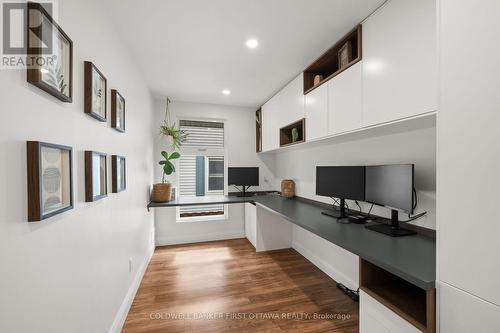 Bedroom currently transitioned to WFH office space - 849 Maplewood Avenue, Ottawa, ON 