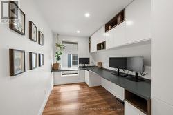 Bedroom currently transitioned to WFH office space - 