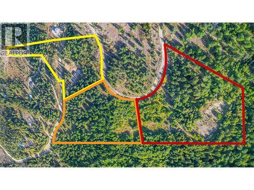 Lot outlined in Orange - 6051 Oyama Lake Road, Oyama, BC 