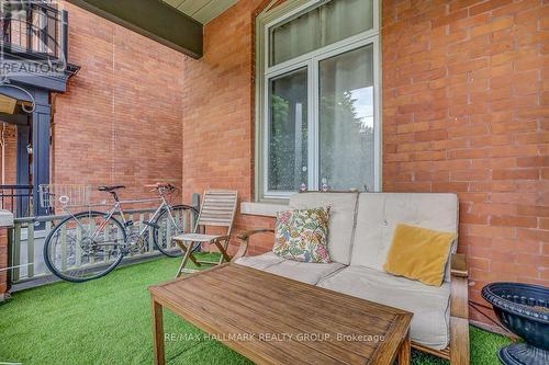 Unit 1 - Main Floor Balcony - 161-163 Gilmour Street, Ottawa, ON 