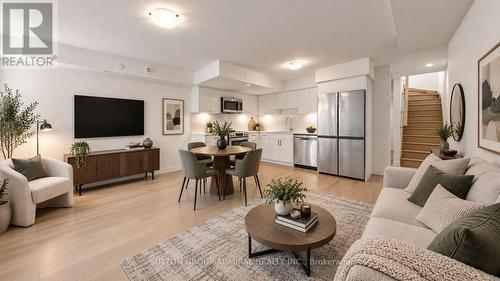 Virtually Staged Basement Living Area - 1 - 70 Green Gardens Boulevard, Toronto, ON 