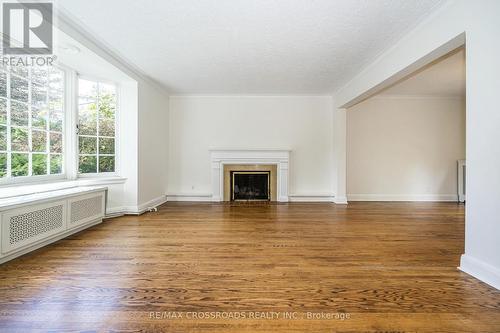Wood Burning Fireplace - 19 Strathgowan Crescent, Toronto, ON 