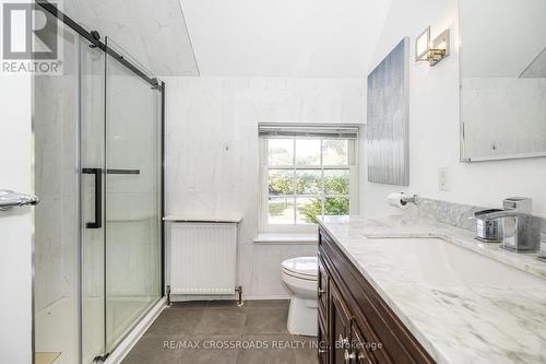 Upper Level  Updated 3 Piece Bathroom - 19 Strathgowan Crescent, Toronto, ON 