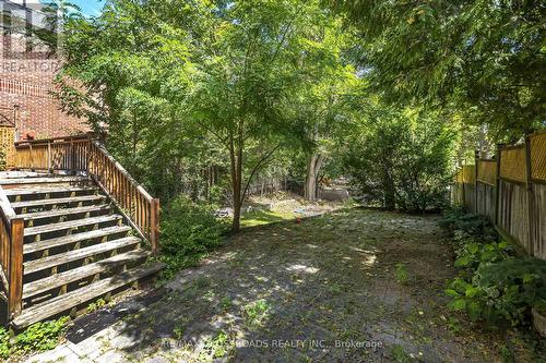 Walk down from Deck to Mature Yard - 19 Strathgowan Crescent, Toronto, ON 