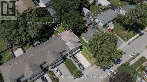 aerial property boundaries - 280 Railway Avenue, Stratford, ON 