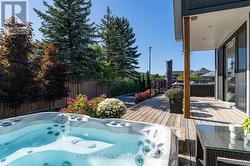 Walk out to the hot tub from primary bedroom - 