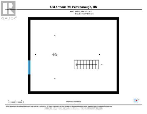 ATTIC - 523 Armour Road, Peterborough (Ashburnham Ward 4), ON 