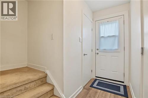 Wood-finish flooring at entry - 1444 Upper Ottawa Street Unit# 32, Hamilton, ON 