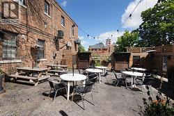 Brick exterior building with multiple windows - 