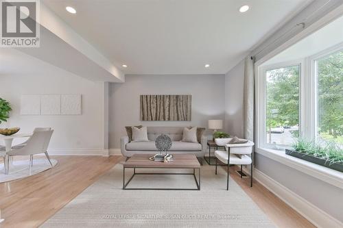 Spacious living room with light pouring in - 29 Topham Road, Toronto, ON 