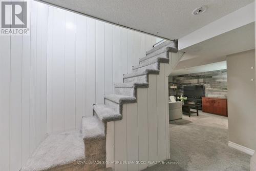 Stairs to basement - 29 Topham Road, Toronto, ON 