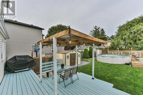 Oversized deck with pergoloa - 29 Topham Road, Toronto, ON 