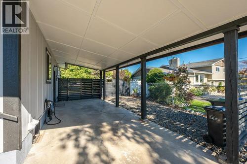Carport with EV charger - 886 Fairview Road, Oliver, BC 