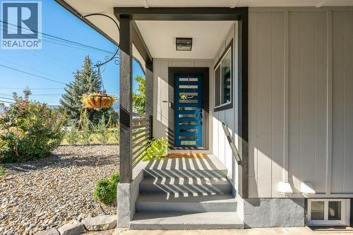 Front entrance - 886 Fairview Road, Oliver, BC 