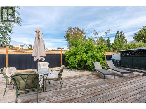 Deck. - 637 Alexander Avenue, Penticton, BC 