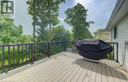 Upper level (main floor) composite deck with gas hook up for BBQ - 