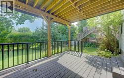 Lower level composite deck - 
