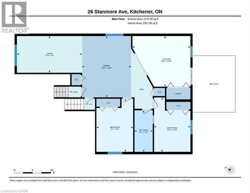 Floor plan - 26 Stanmore Avenue, Kitchener, ON 