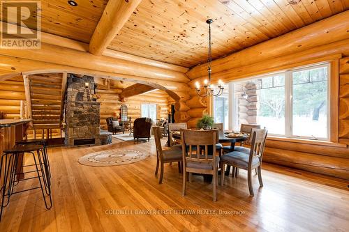 Dining room connects Great Room to kitchen - 2467 Darling Road, Lanark Highlands, ON 