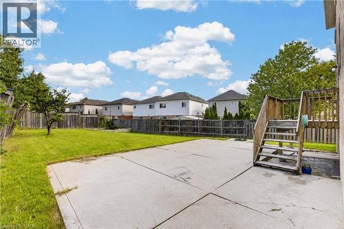Exterior Patio View - 116 Bailey Drive, Cambridge, ON 