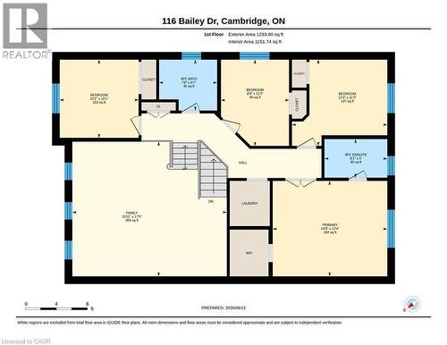 Second Level - 116 Bailey Drive, Cambridge, ON 