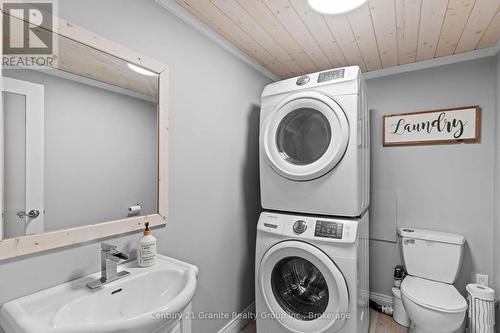 Lower Level laundry & 2-piece Bath - 16408 35 Highway, Algonquin Highlands (Stanhope), ON 