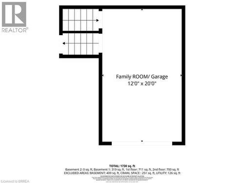 Floor plan - 332 Grand River Avenue, Brantford, ON 