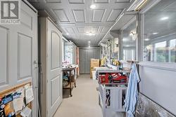 Storage at the back of the attached garage - 