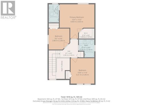 Second Floor Floor Plan - 87 Houghton Street, Cambridge, ON 